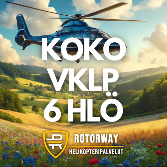 Secto Rally 2024 – Viikonlopun Helikopteripaketti 1-6 Hlö